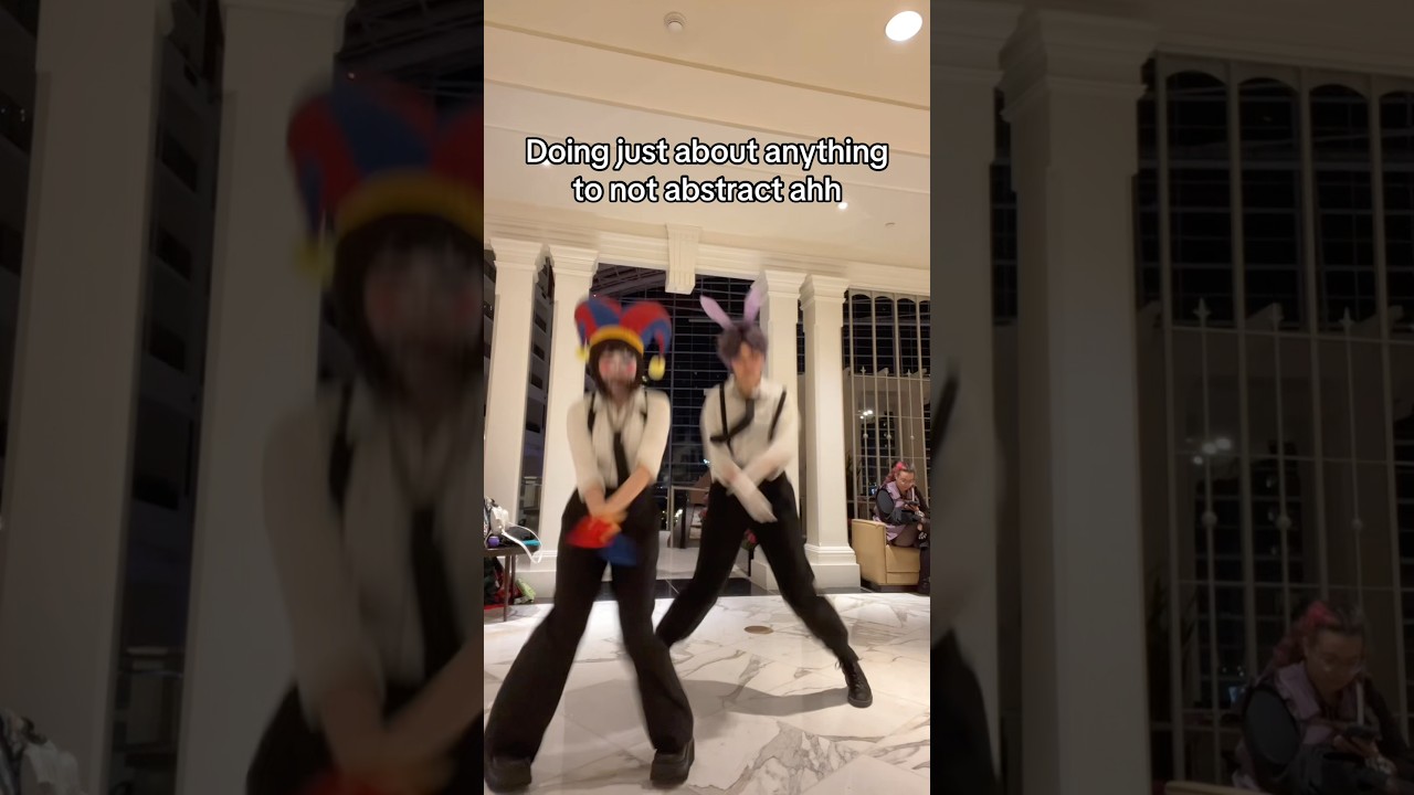 Pomni and Jax lowkey hit that tho #theamazingdigitalcircus #cosplay #tadc #dance #trend #funnybunny