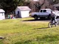 Nerd laughs on bike fail