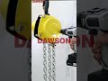 How to use Electric Wrench for Portable Electric Hoist