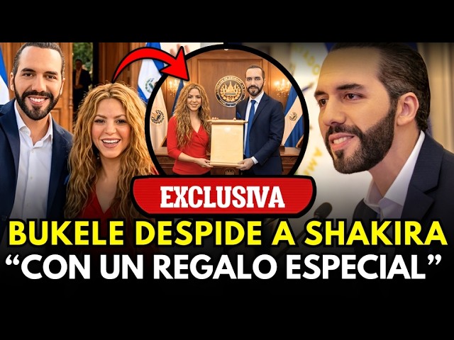 💥NAYIB BUKELE'S SURPRISING GIFT TO SHAKIRA LEFT EL SALVADOR SPEECHLESS  AFTER HIS DISPLAY - YouTube