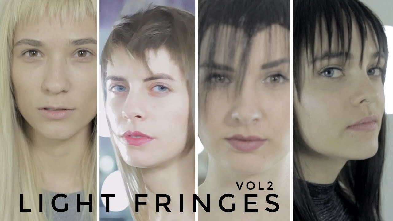 how to cut light bangs youtube