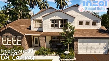 inZOI | Merryview Lane Speed Build 🎄 Holiday Home Build ASMR