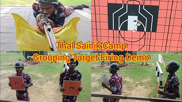 Thal Sainik Camp NCC TSC Grouping Target Firing Demo