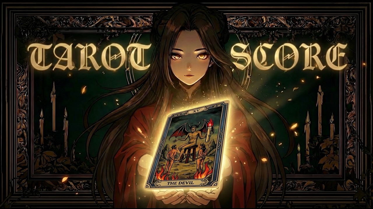 🃏THE DEVIL 😈 [XV] | A Tarot of Marseille Musical Tale | Lyrics Visualizer | [music made with AI]