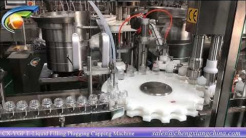 CX-YGF E liquid filling plugging capping machine for 100ml