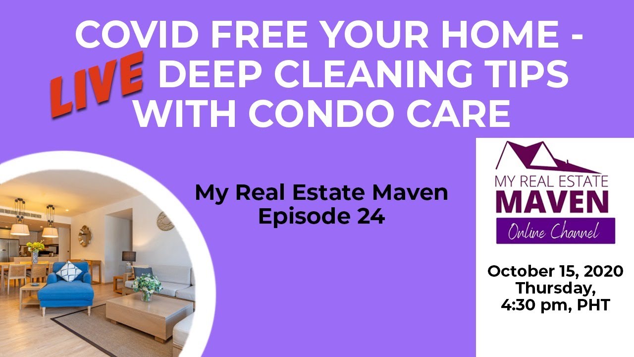 Covid Free Your Home - LIVE Deep Cleaning Tips With Condo Care
