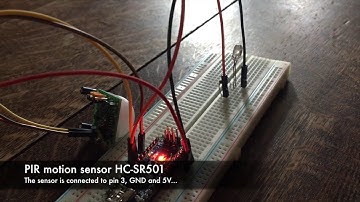 PIR motion sensor HC SR501 + Arduino!