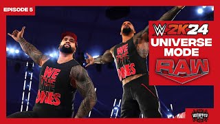 WWE 2K24 - Universe Mode - RAW - Episode 5 - High Stakes Title Match