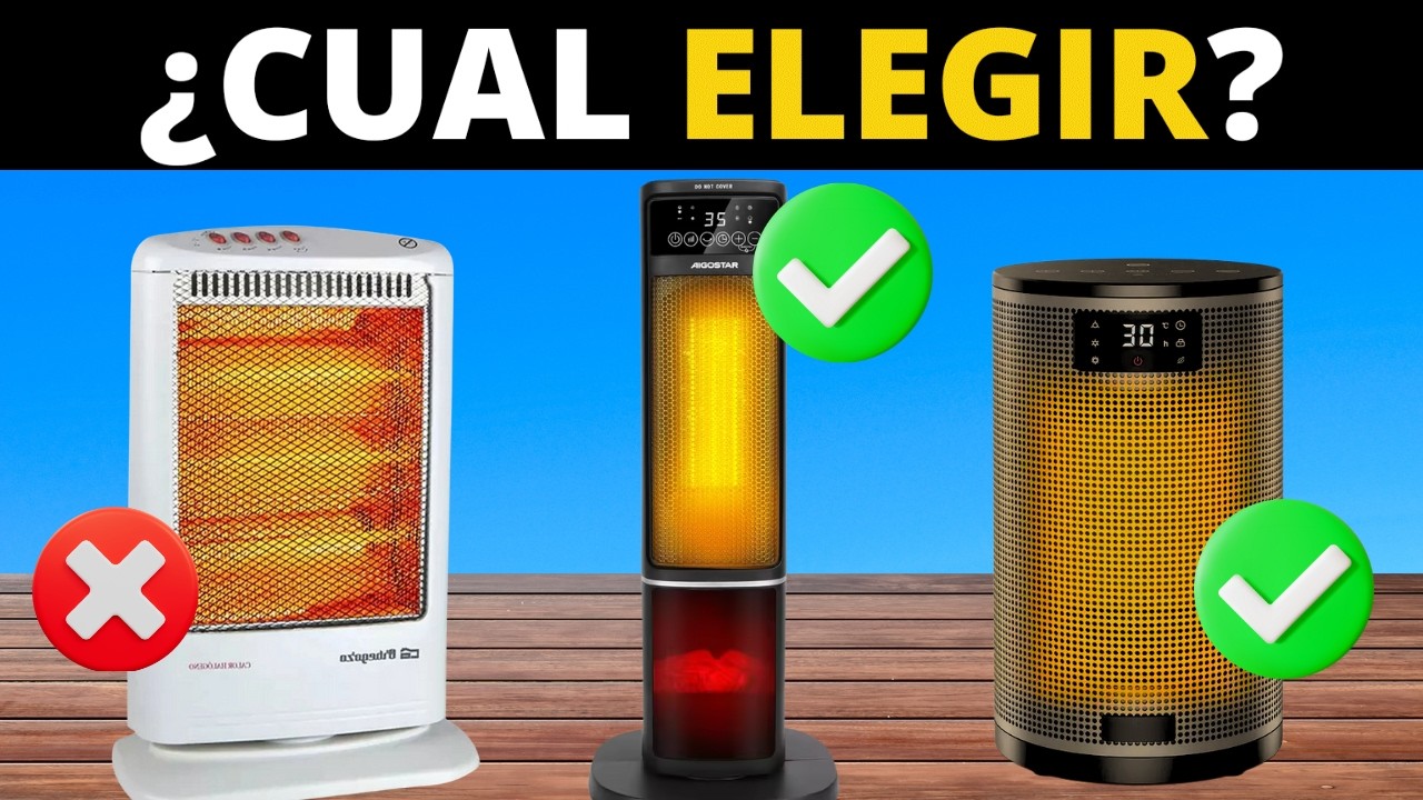 ✅ 5 Mejores Calefactores Eléctricos de Bajo Consumo de 2026 🔥Cuál te conviene?
