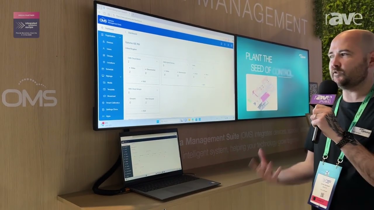 ISE 2026: Optoma Features N-Series Displays for Corporate and Retail