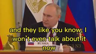 PUTIN SHOWS AFRICAN LEADERS THE AGREEMENT THAT KIEV BROKE FOR CEASEFIRE