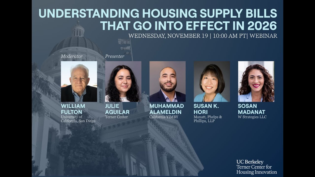 Understanding Housing Supply Bills That Go Into Effect in 2026