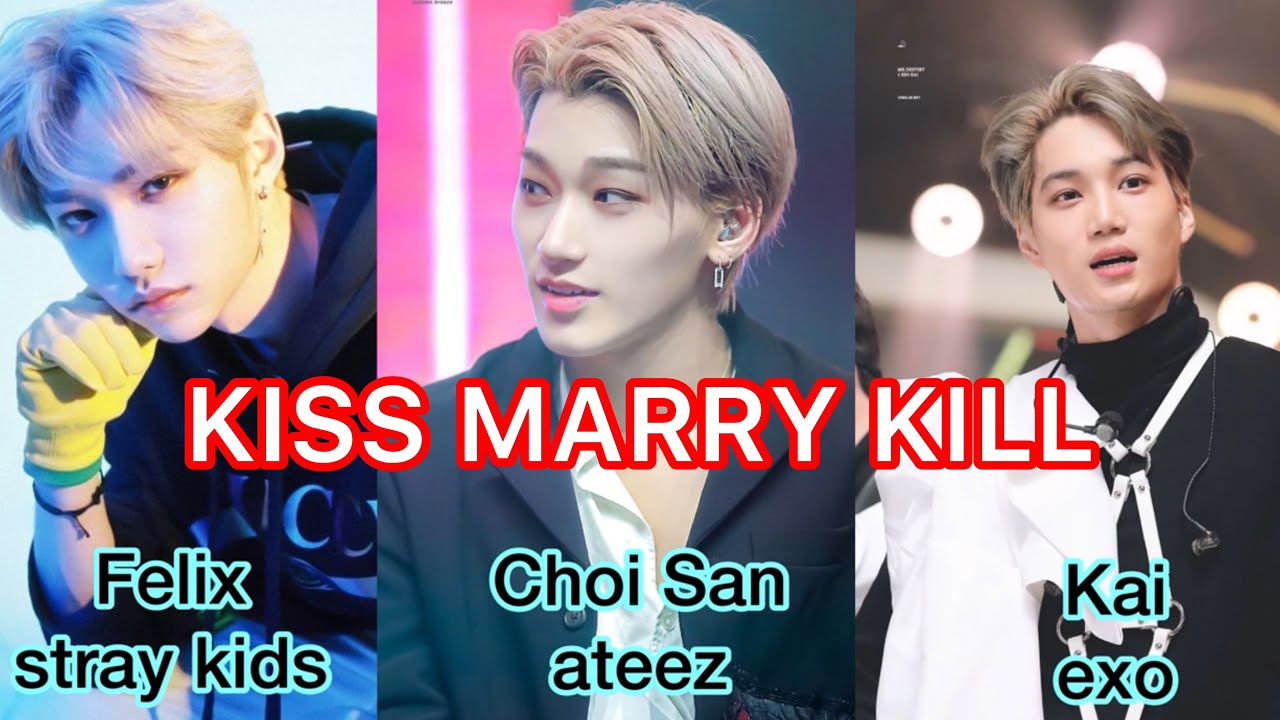 KPOP GAME Kiss, Marry, Kill - Male & Female Edition.