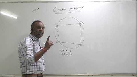 "What is cyclic quadrilateral"  class 9 math ncert