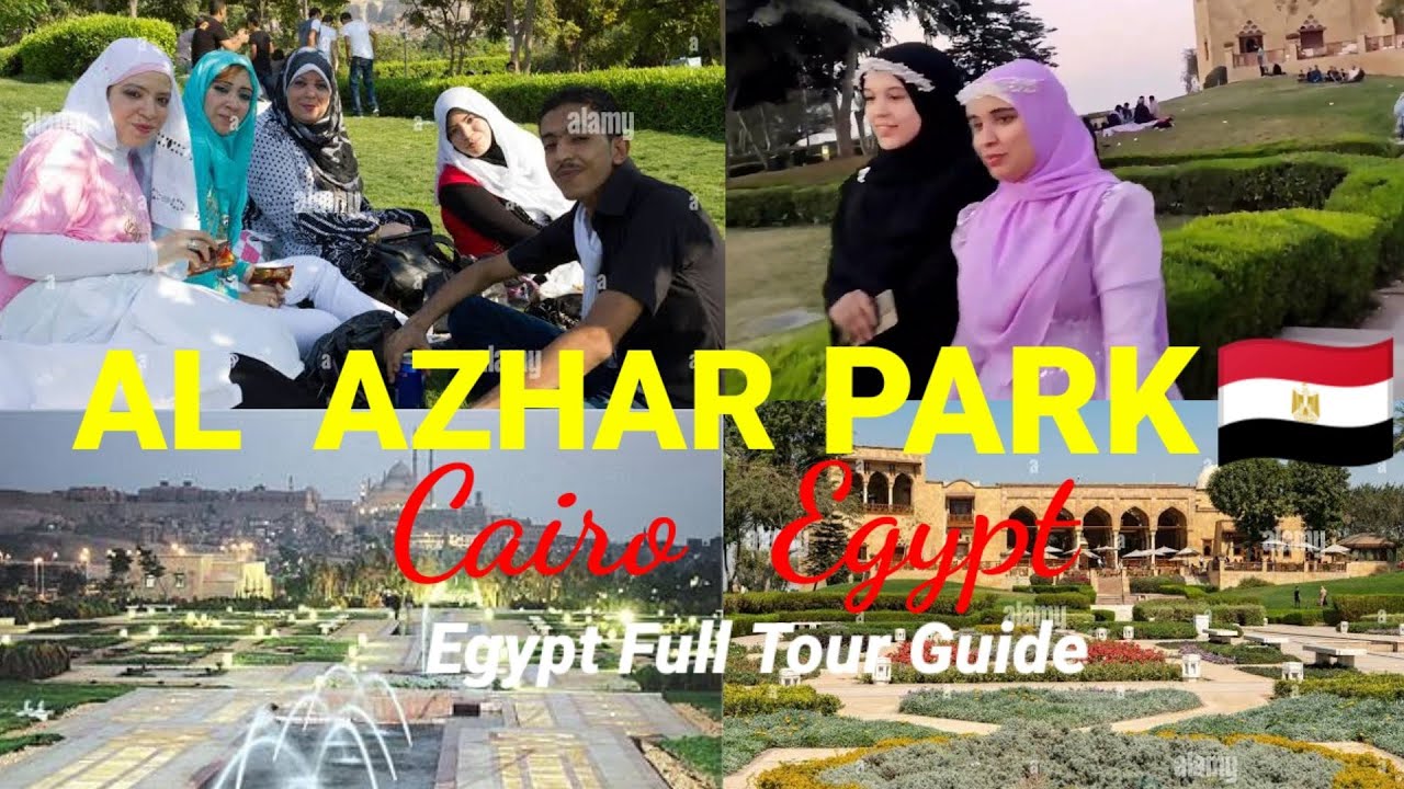 Al Azhar Park # Beautiful park in cairo Egypt # Egyptians Family Park ...