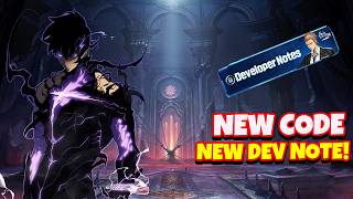 NEW CODE & DEVELOPER NOTE! NEW info on LIU & SO MUCH MORE! [Solo Leveling: Arise]