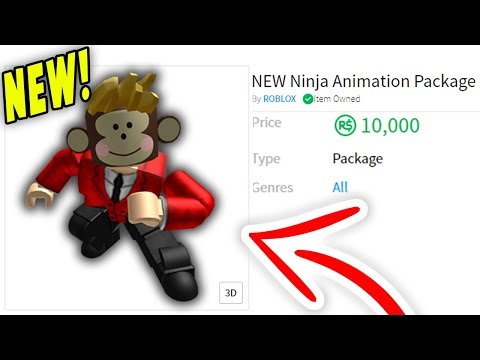 Using The New Ninja Animation Roblox Youtube - ninja animation package showcase roblox