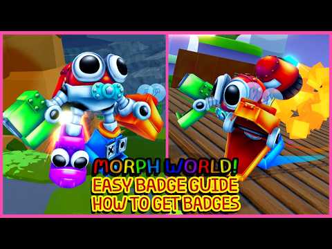 Roblox Update - How to get Rainbow Titan Baby Badge in MORPH WORLD