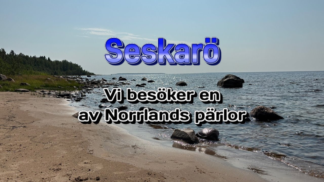 Med hundar och husbil på Seskarö