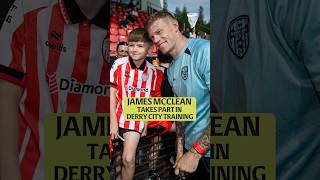 James McClean takes part in Derry City training despite exit rumours