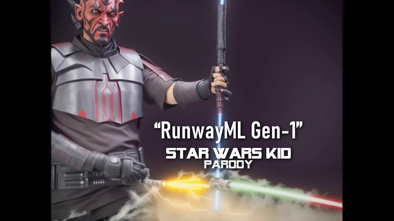 “RunwayML Gen-1” - Star Wars Kid - [PARODY] - YouTube