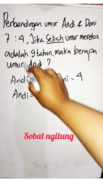 trik cepat soal perbandingan senilai #trikmatematika #matematika #matematikasd