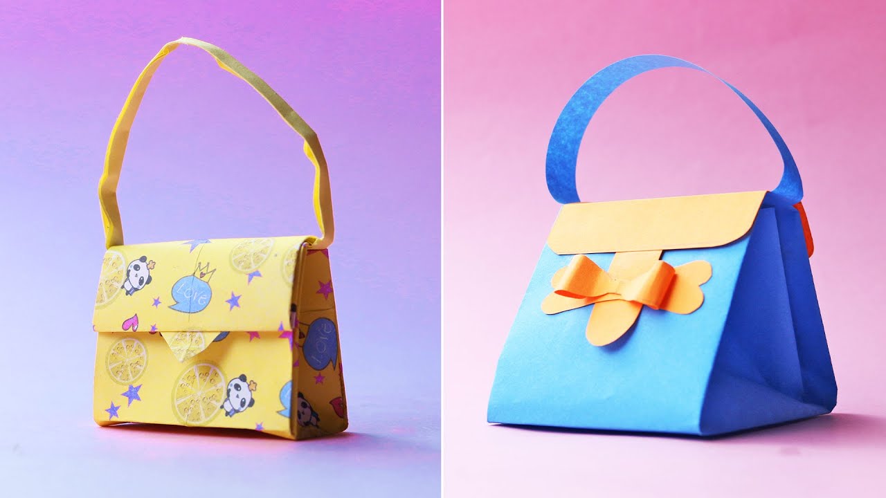 How to Make Paper Mini Gift Bags DIY Mini Gift bags Ideas Paper