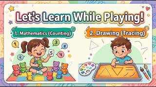 Teach Counting & Tracing to Kids through Activities | Activity-Based Learning (ABL)
