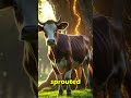 Beautiful story of a cow and a magical tree#shorts #youtubeshorts #viralshort #animals #magicaltree