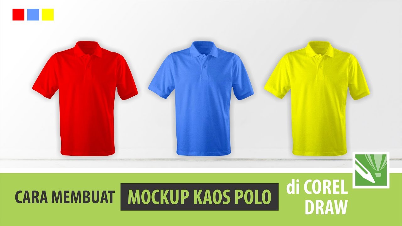 Cara mudah membuat mockup Kaos Polo di Corel Draw YouTube