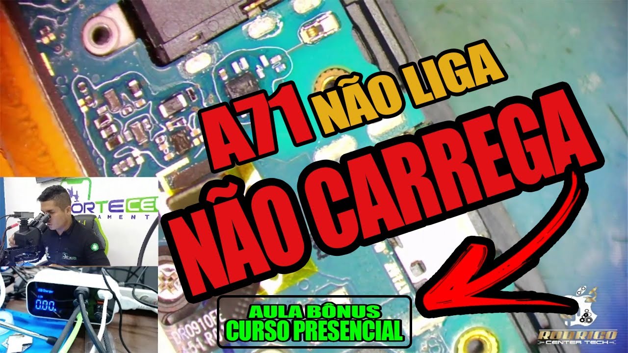 Samsung A71 NÃO LIGA E NÃO CARREGA Dica SERVE PARA A12, A30S, A51