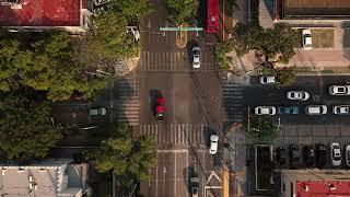 Aerial Drone City Intersection | 193MB to 46.6MB | MForja Distillation | VMAF 96.4 | 75.9% Reduction