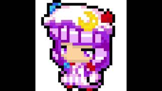 Touhou Pixel Art Patchouli Knowledge's Chin