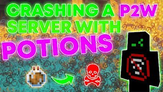 CRASHING A MINECRAFT SERVER WITH POTIONS 