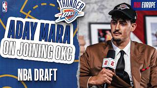 I Think I Will Play Against Wemby A Lot 🇪🇸 | Aday Mara Reacts to Being Drafted by OKC!