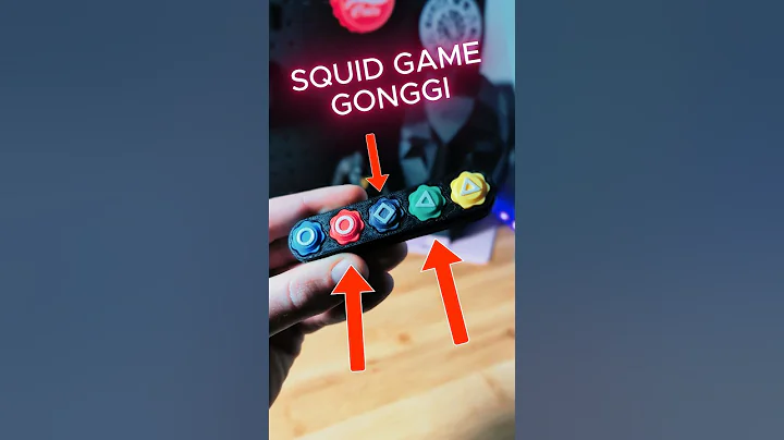3D Printed Squid Game Gonggi #3dprinting