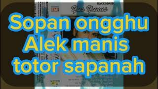 SATE MADURA KARAOKE ORIGINAL
