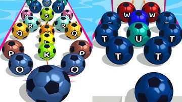 AZ Run - 2048 ABC Runner! Ball Run Game Levels (191-200) Android iOS Gameplay