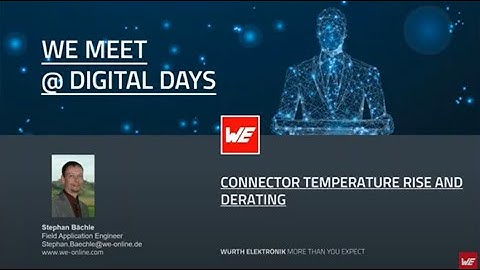 Connector Temperature Rise and Derating