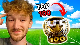 How A Pro Player Makes Top 100! | No Money Spent MUT 27 Ep. 13