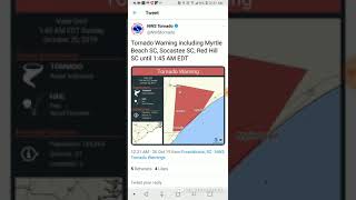 Myrtle Beach, South Carolina Tornado October 20th, 2019