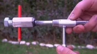 Making a stunning DIY compass for drawing circle  || bending a metal  bar