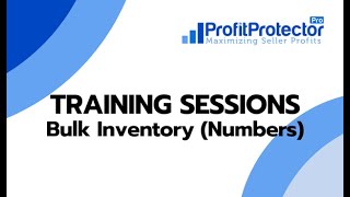 Profit Protector Pro - Bulk Inventory Page (Using Mac/Numbers)