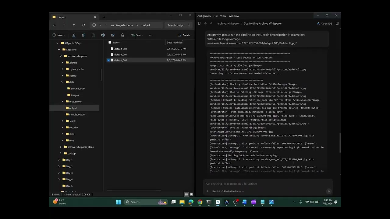 Archive Whisperer Demo