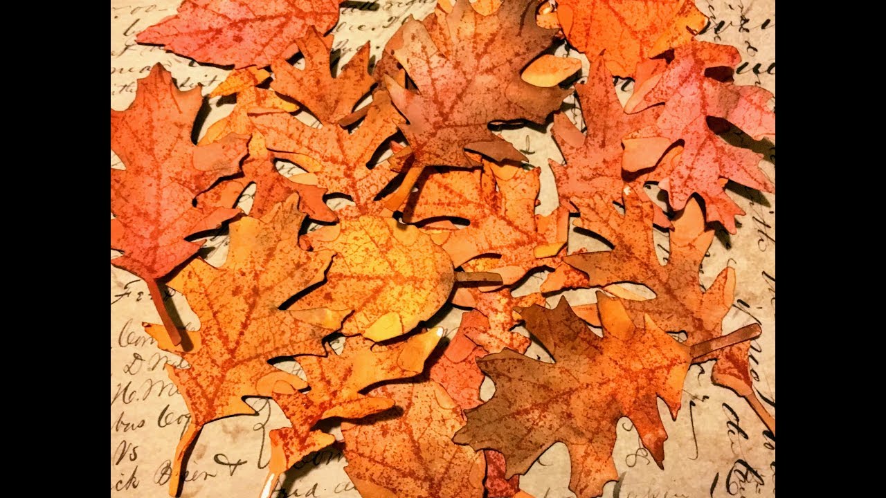 Tim Holtz Tattered Leaves Tutorial