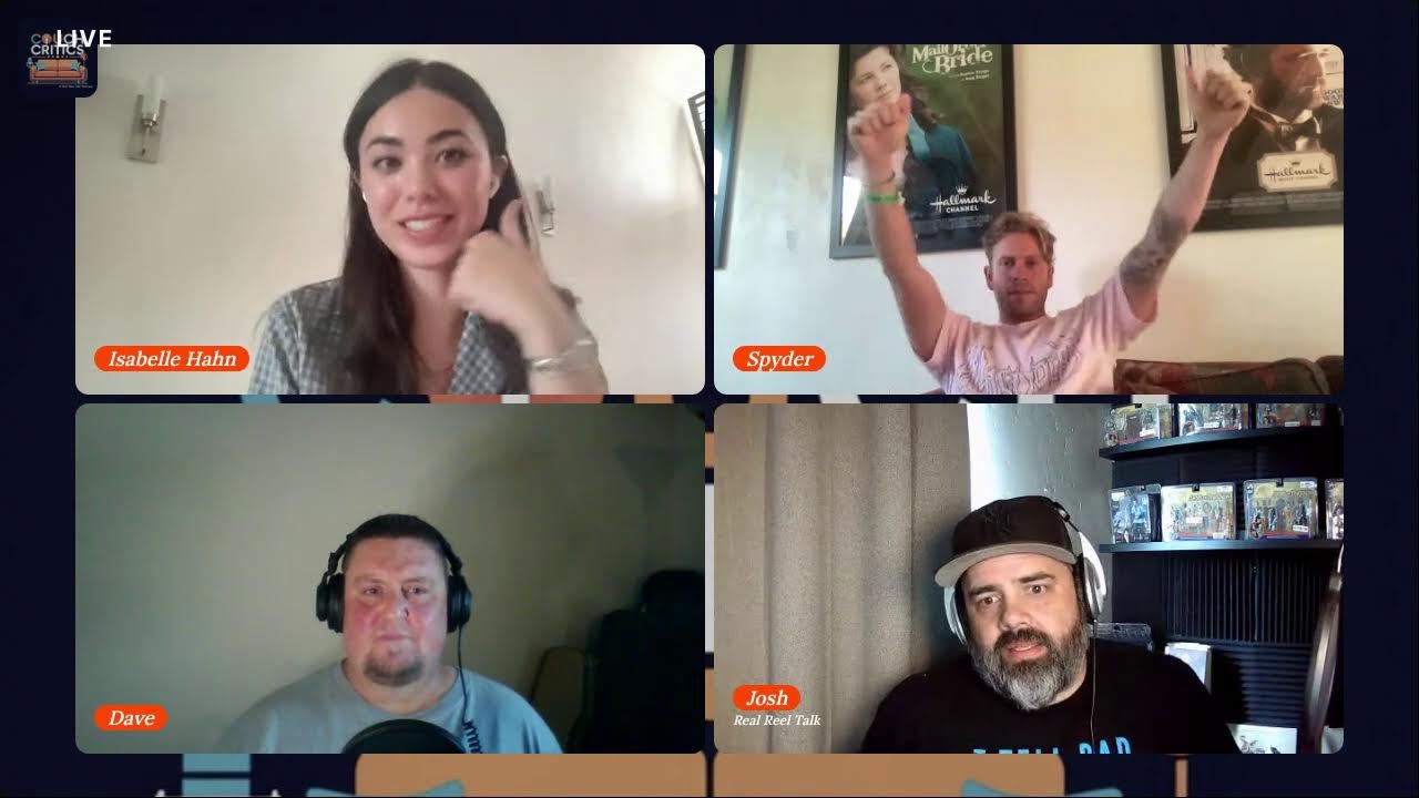 LIVE:Couch Critics Interview: Spyder Dobrofsky & Isabelle Hahn | Hollywood Stories & Film Insights