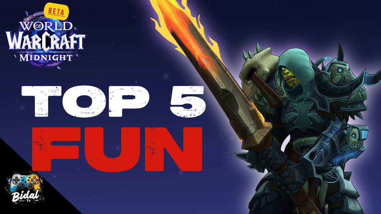 Le TOP 5 des DPS CAC les plus FUN et DÉVASTATEURS de WoW Midnight BÊTA ! (Le #1 est une SURPRISE)