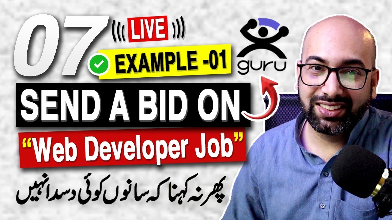 How to Send A Quote or Bid on Guru.com for Web Development Job in 2024? | Example-1