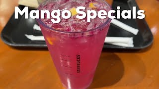 Mango Dragon Fruit Refresher at Starbucks