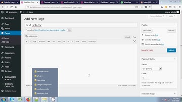 Simple Text Rotator Wordpress Plugin - Installation Video